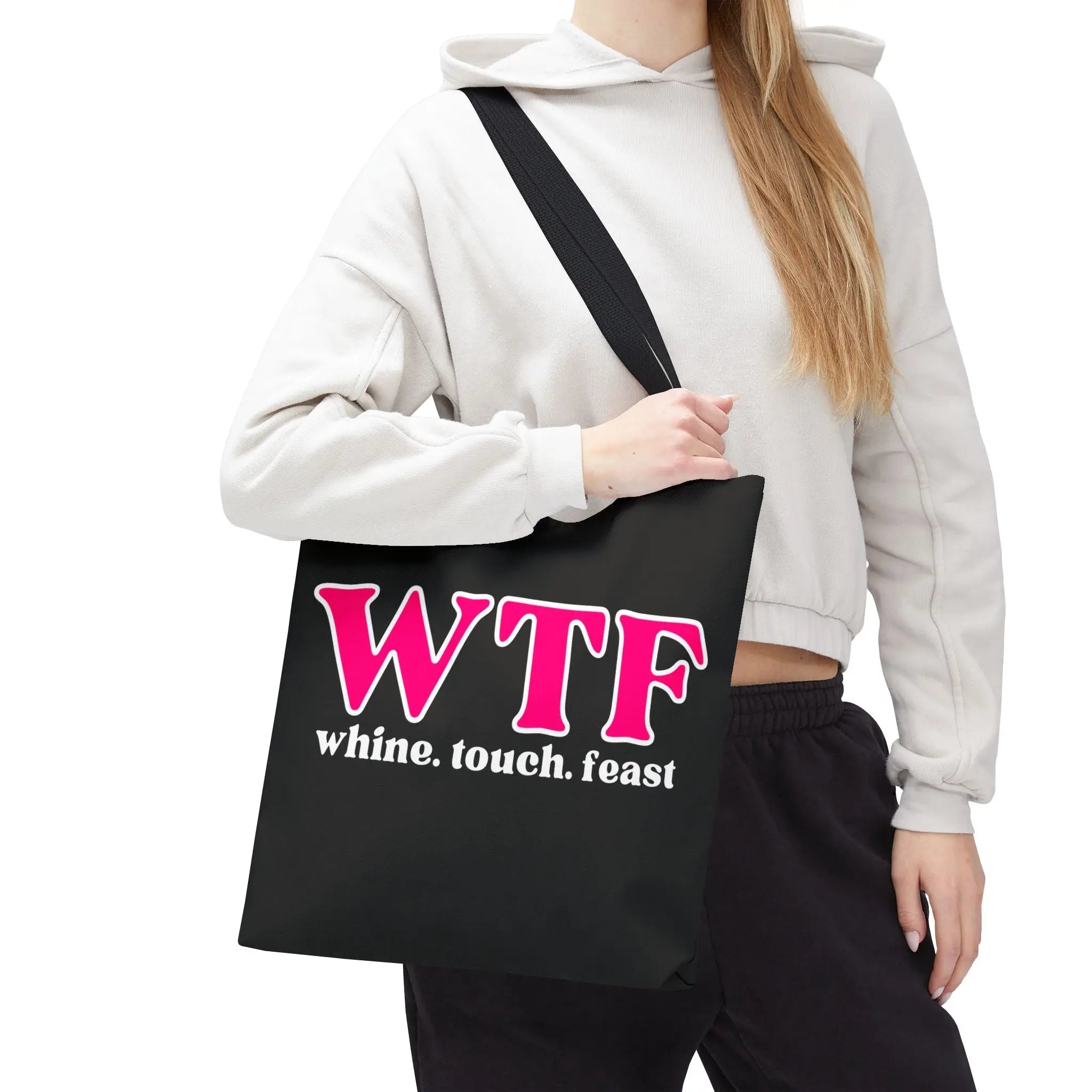 WTF Whine Touch Feast | Mix & Match Fun-Flirty Lovers’ Totes