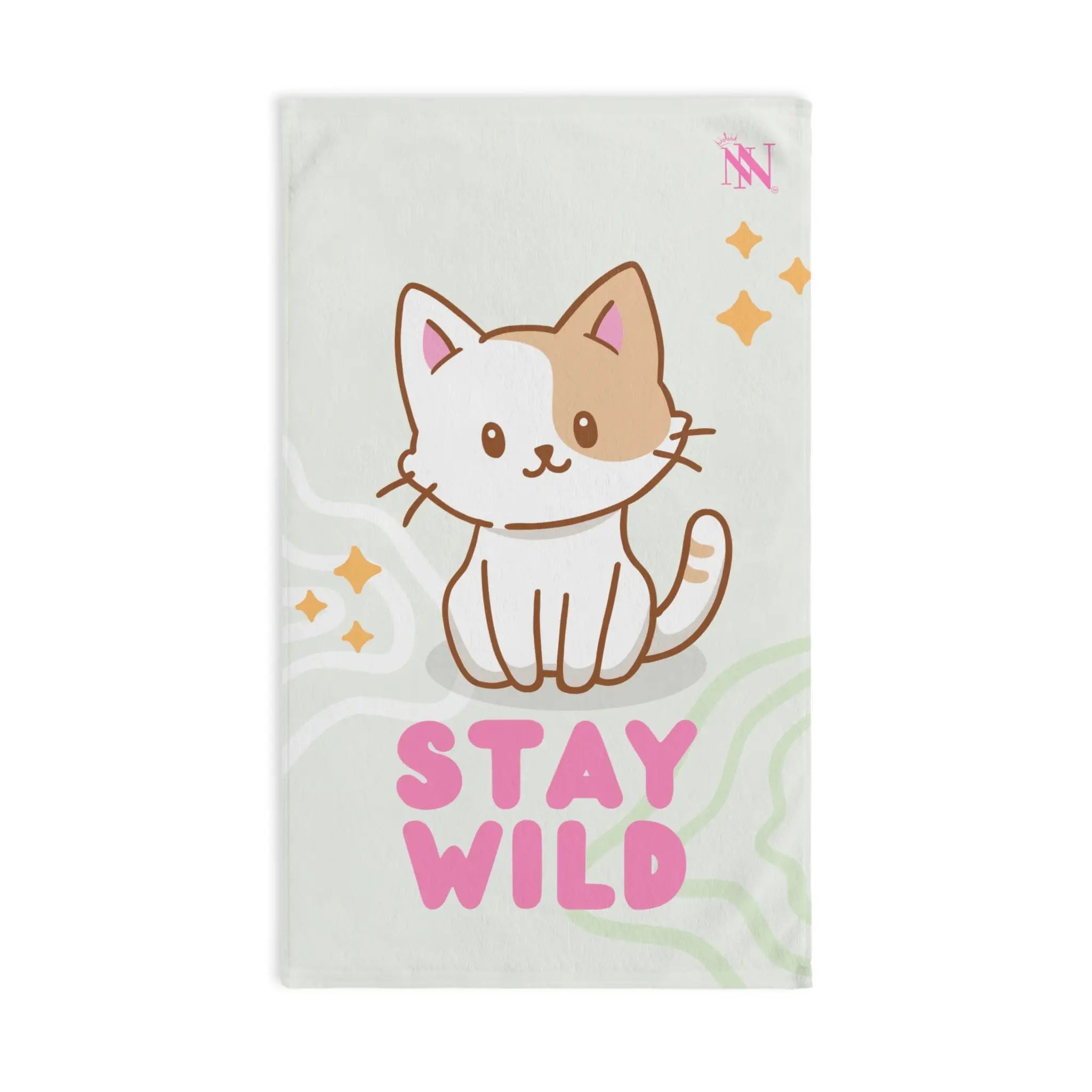 Stay Wild Cut Kitty | Mix & Match Classic Fun-Flirty Lovers’ Towels