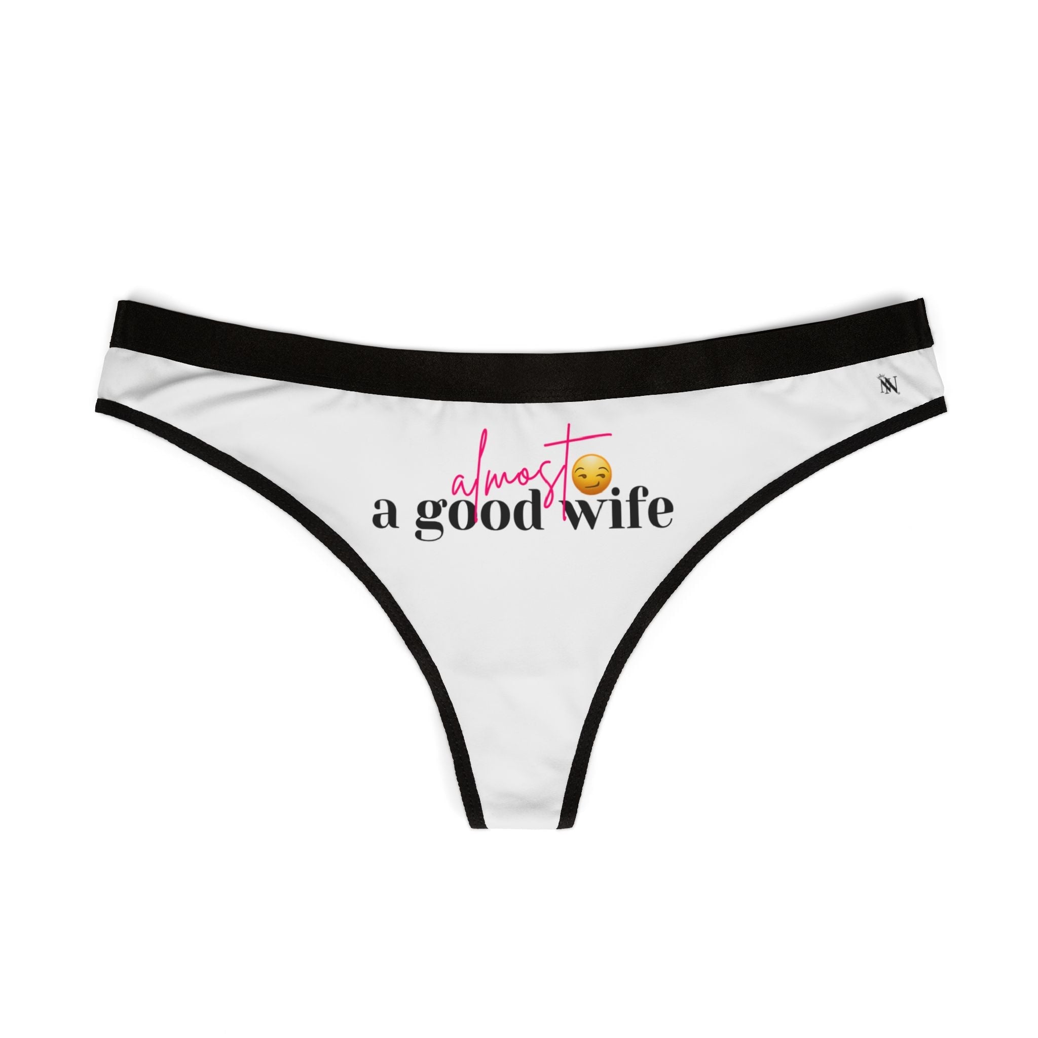 Almost a Good Wife Emoji | Mix & Match Women’s Fun-Flirty Lovers’ Thongs