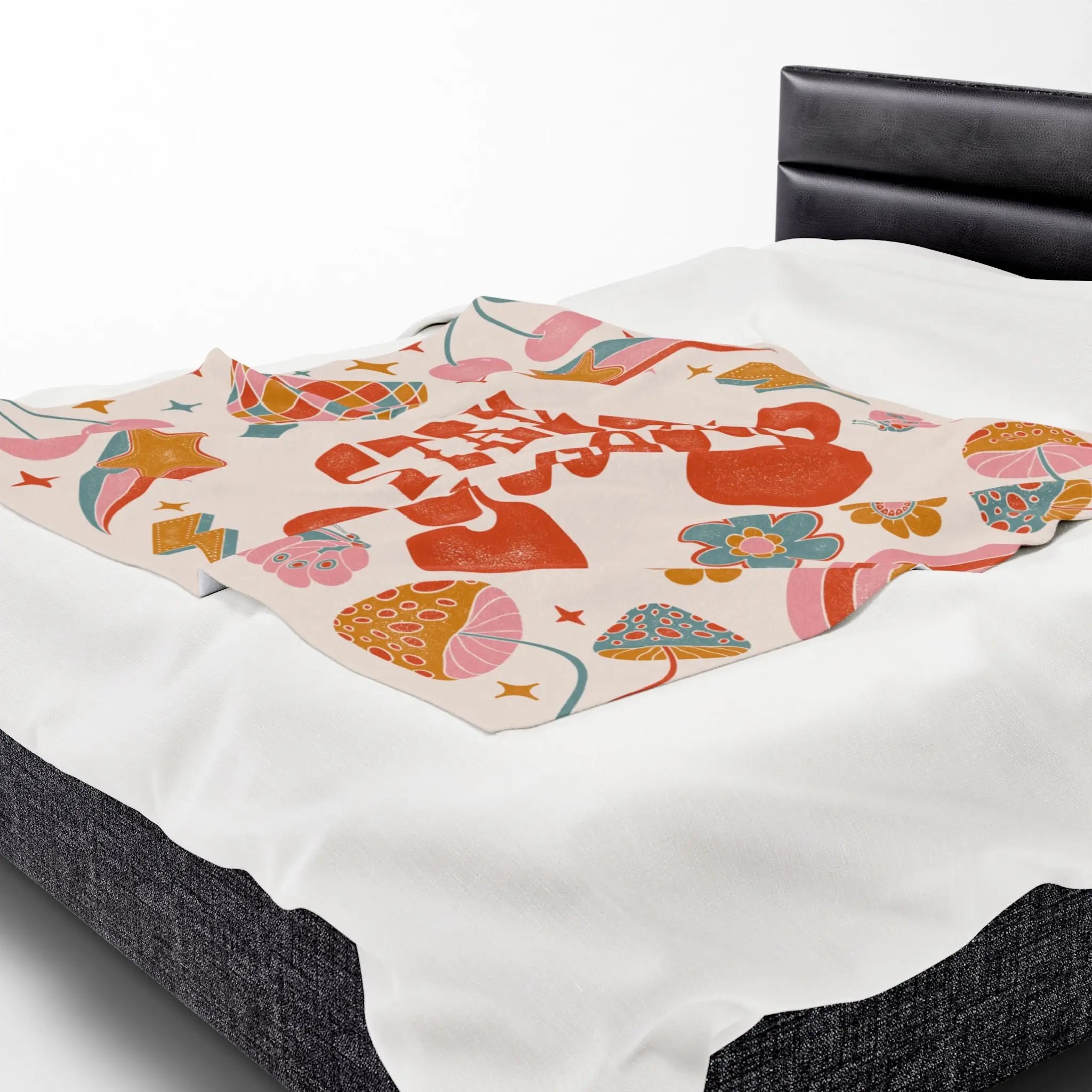 Stay Groovy Vintage Boho | Mix & Match Soft Fun-Flirty Lovers’ Blankets