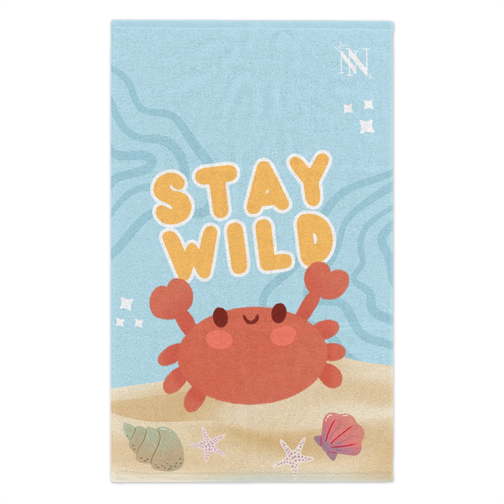 Stay Wild Cute Crab | Mix & Match Soft Fun-Flirty Lovers’ Towels