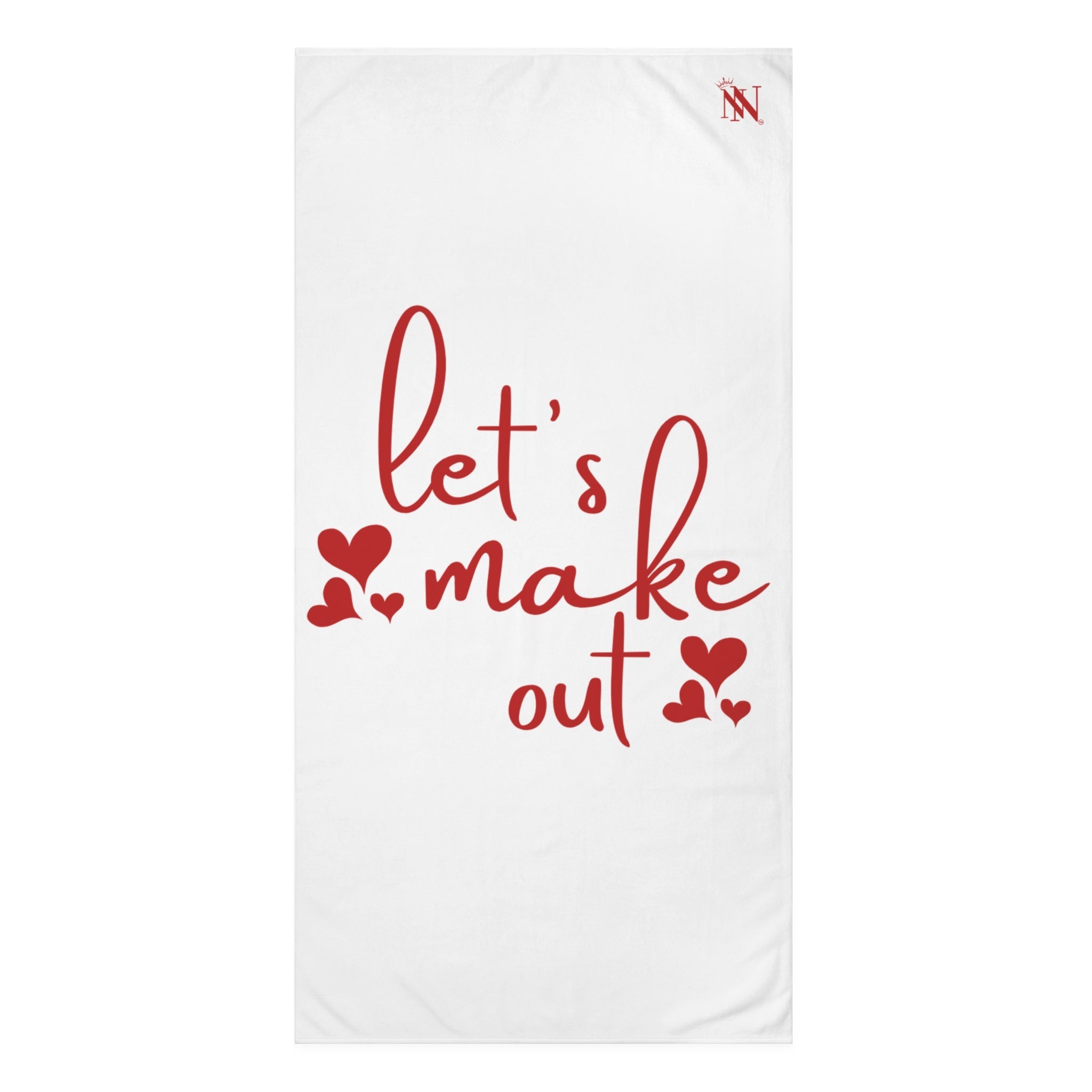 Let’s Make Out Hearts Anal Towel
