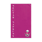 Nectar Napkins Brand Fuscia Pink | Nectar Napkins Classic Fun-Flirty Lovers’ Towels