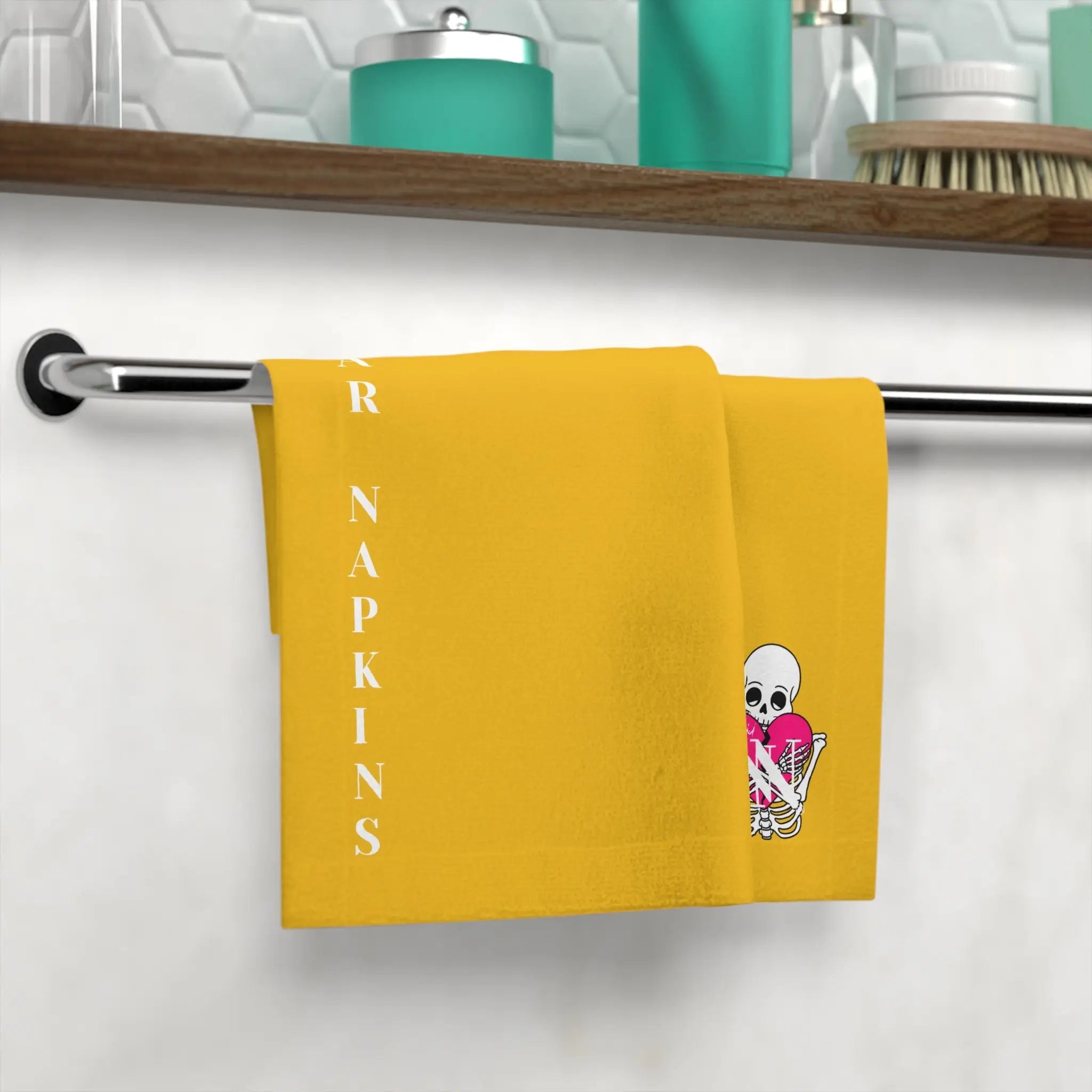 Nectar Napkins Brand Yellow Microfiber Nut Rag