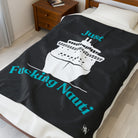 Just Fucking Nauti Black | Mix & Match Velveteen Fun-Flirty Lovers’ Blankets
