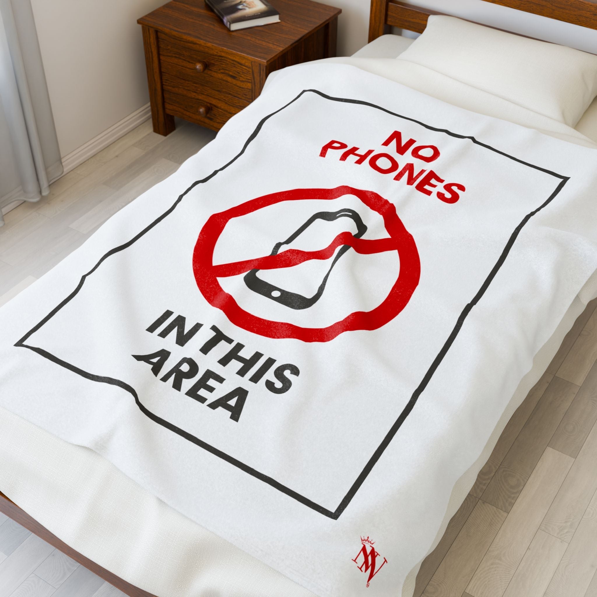 No Phones | Mix & Match Velveteen Fun-Flirty Lovers’ Blankets