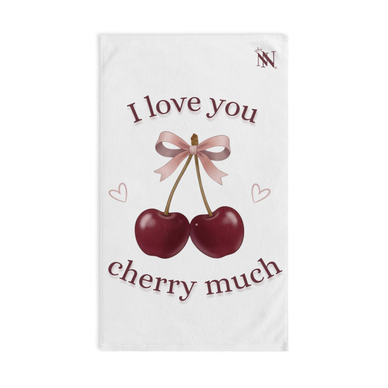 I Love You Cherry Much | Mix & Match Classic Fun-Flirty Lovers’ Towels