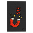Sex Magnet Dark Grey | Mix & Match Soft Fun-Flirty Lovers’ Towels