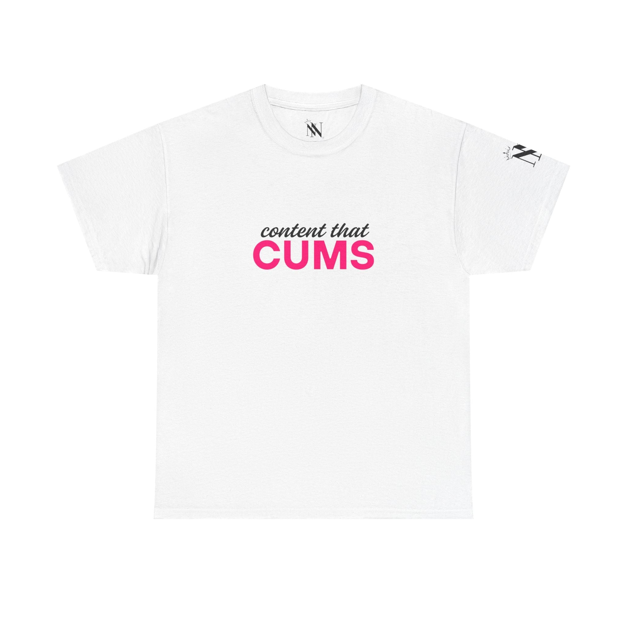 Content that Cums | Mix & Match Cotton Unisex Fun-Flirty Lovers’ T-Shirts