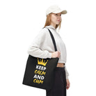 Keep Calm & Cum Queen King | Mix & Match Fun-Flirty Lovers’ Totes