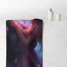 Elf’s Pet Dragon Fantasy | Mix & Match XL Fun-Flirty Lovers’ Towels