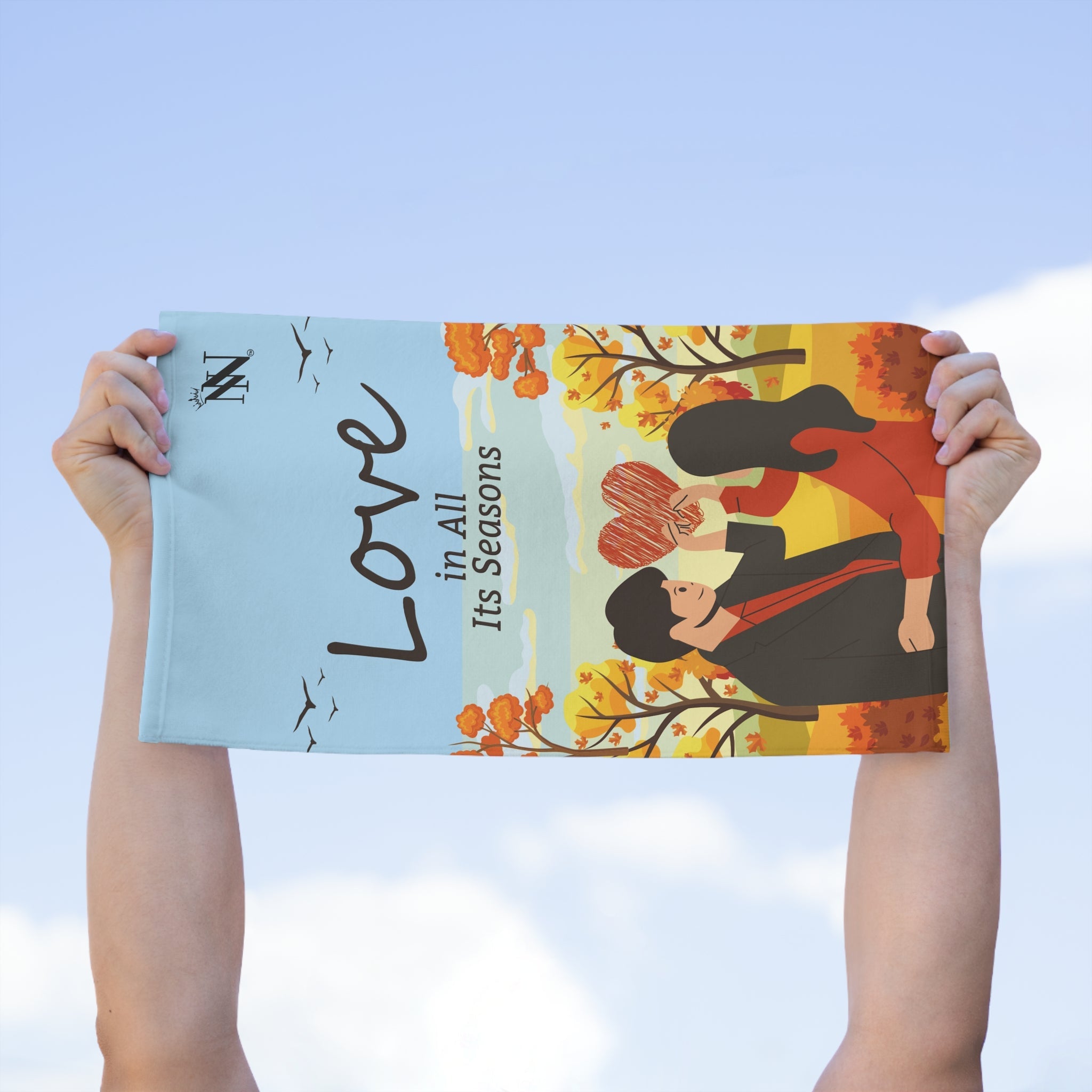 Love in All Its Seasons | Mix & Match Soft Fun-Flirty Lovers’ Towels