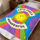 Love Feels Wonderful Retro | Nectar Napkins Fun-Flirty Lovers’ Blankets