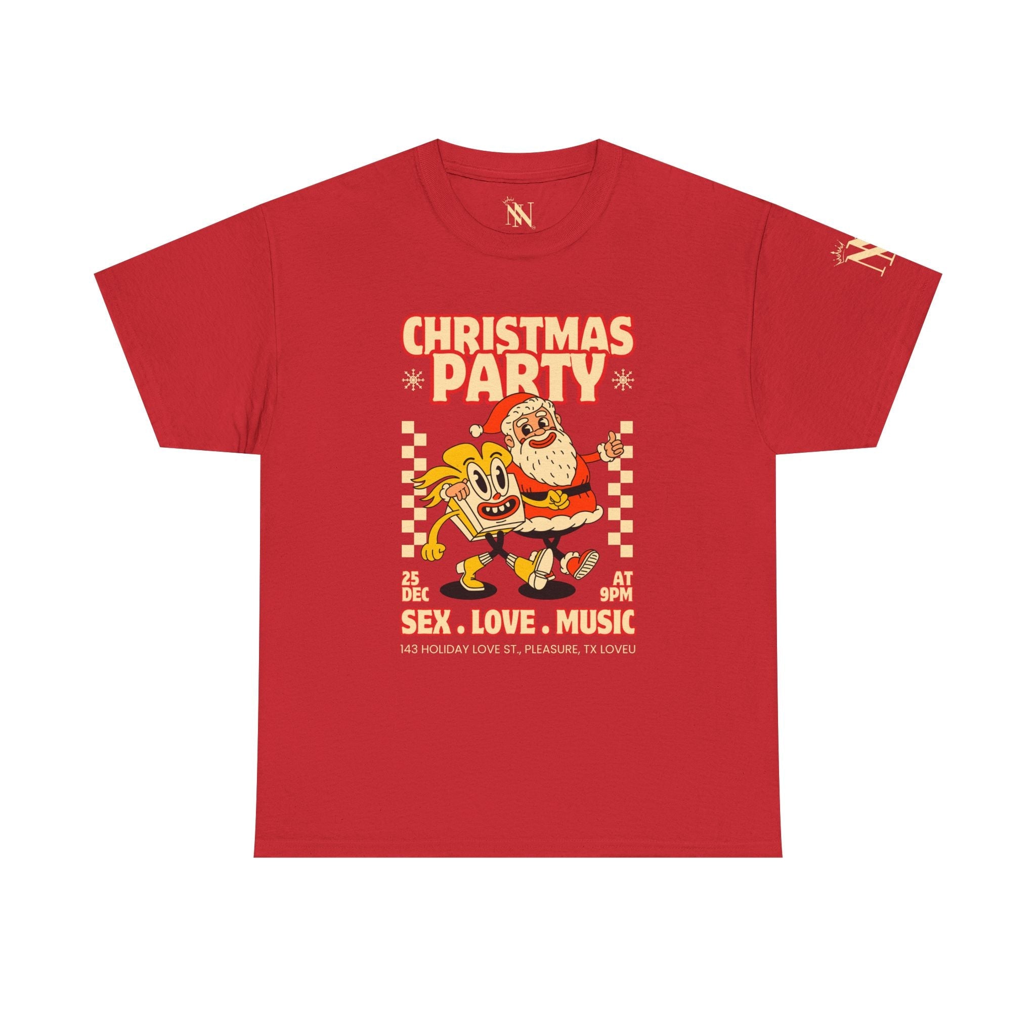 Christmas Party | Mix & Match Cotton Unisex Fun-Flirty Lovers’ T-Shirts