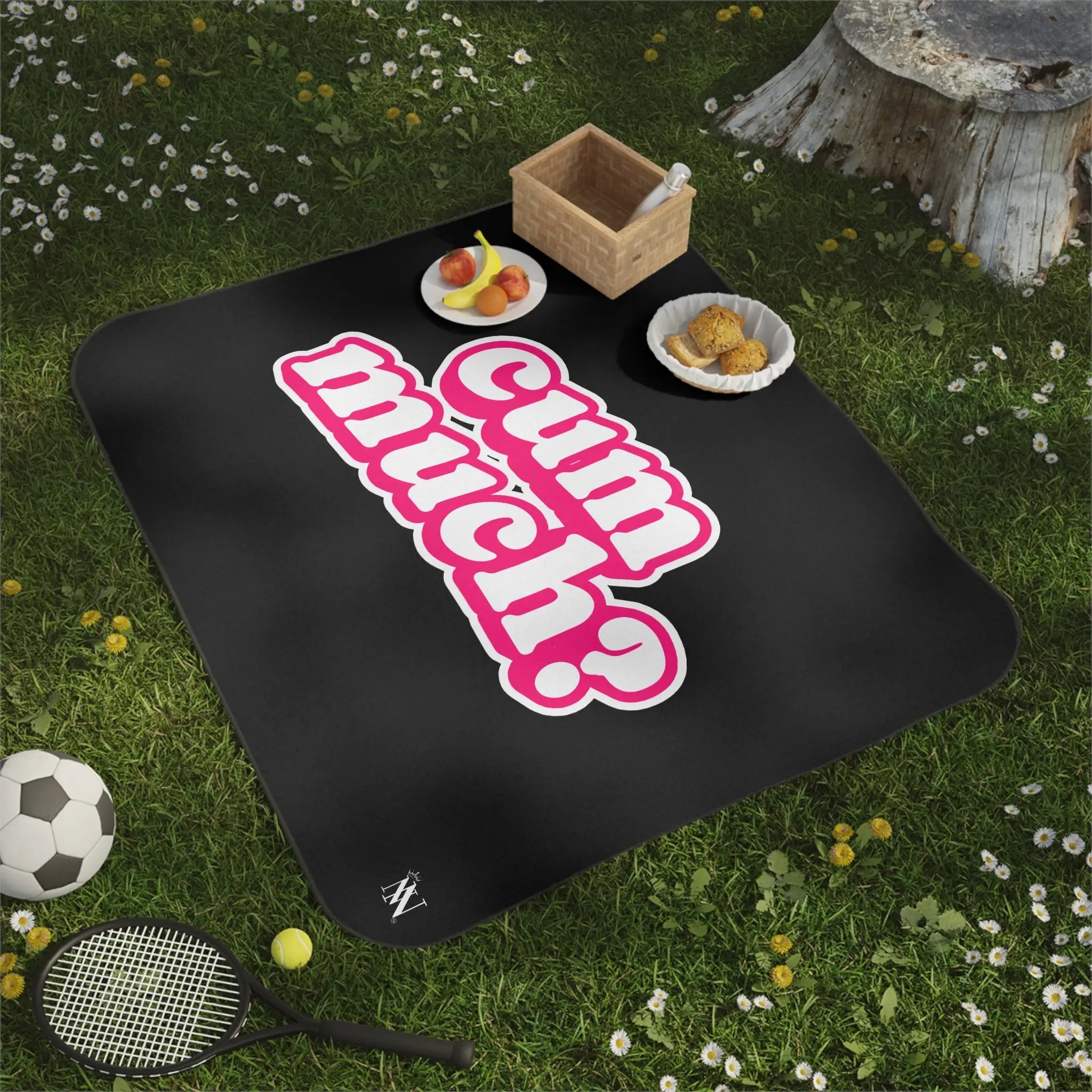 Cum Much? | Mix Match Fun-Flirty Lovers’ Water-Resistant Blankets