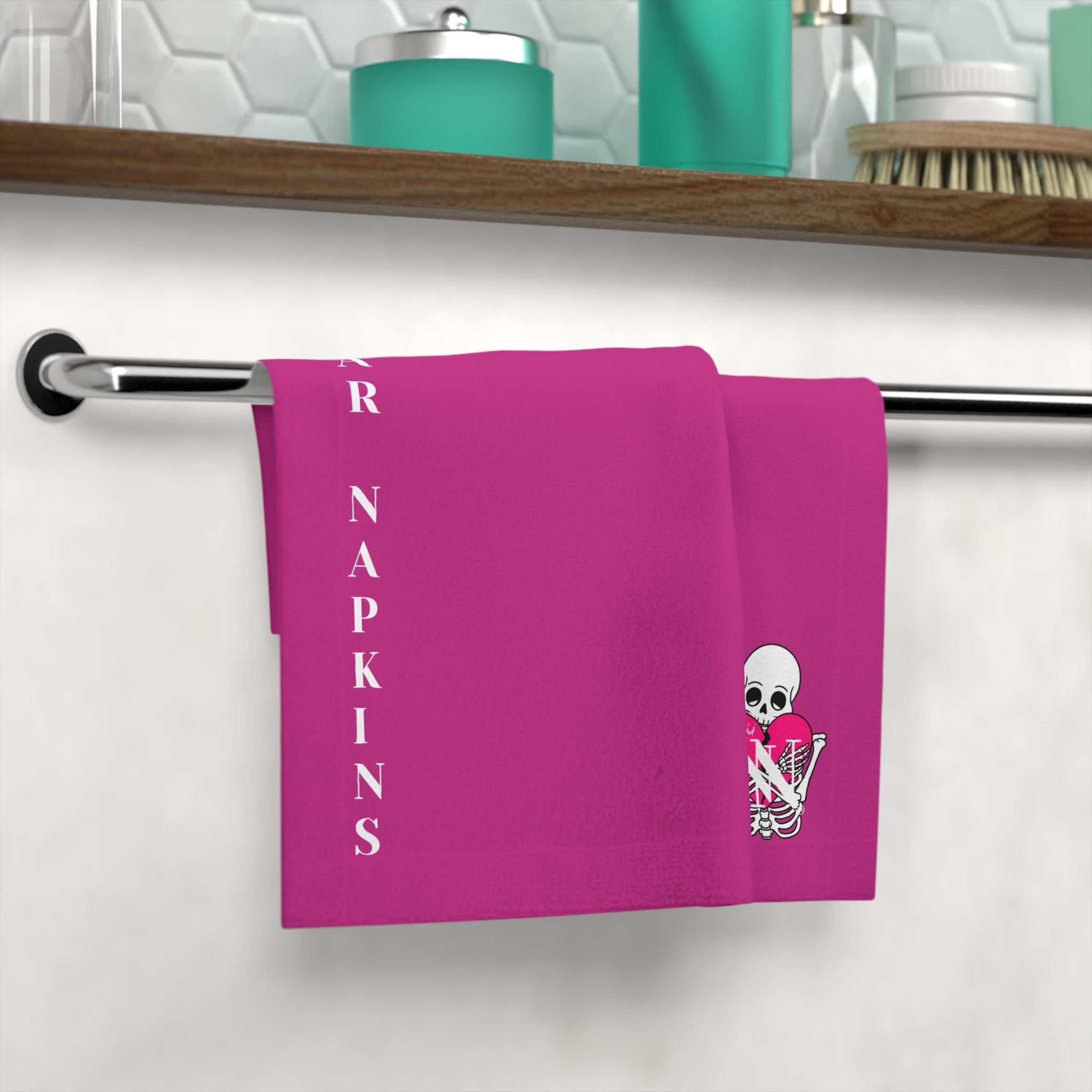 Nectar Napkins Brand Fuscia Pink Microfiber Cum Rag