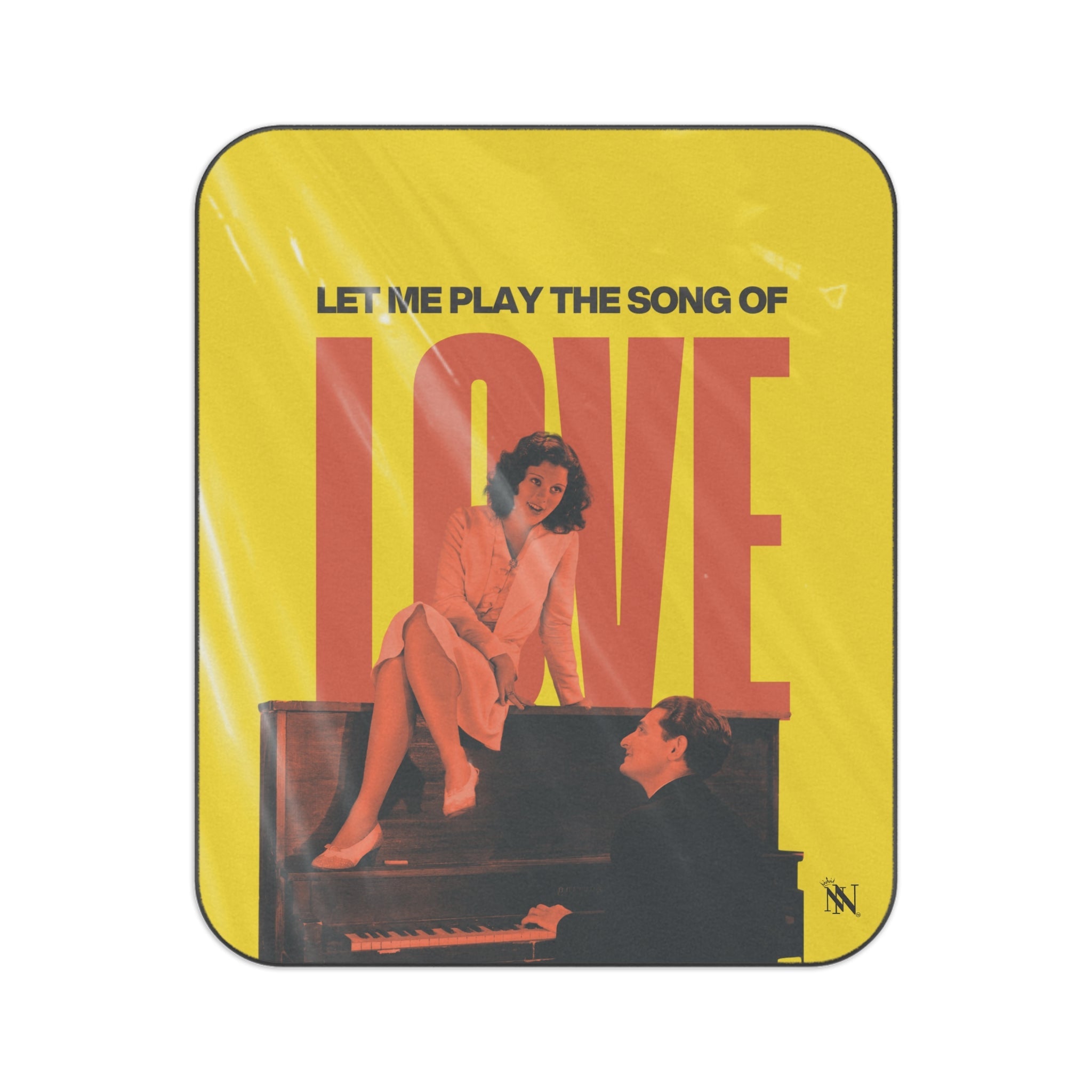 Let Me Play the Song of Love | Mix Match Fun-Flirty Lovers’ Water-Resistant Blankets