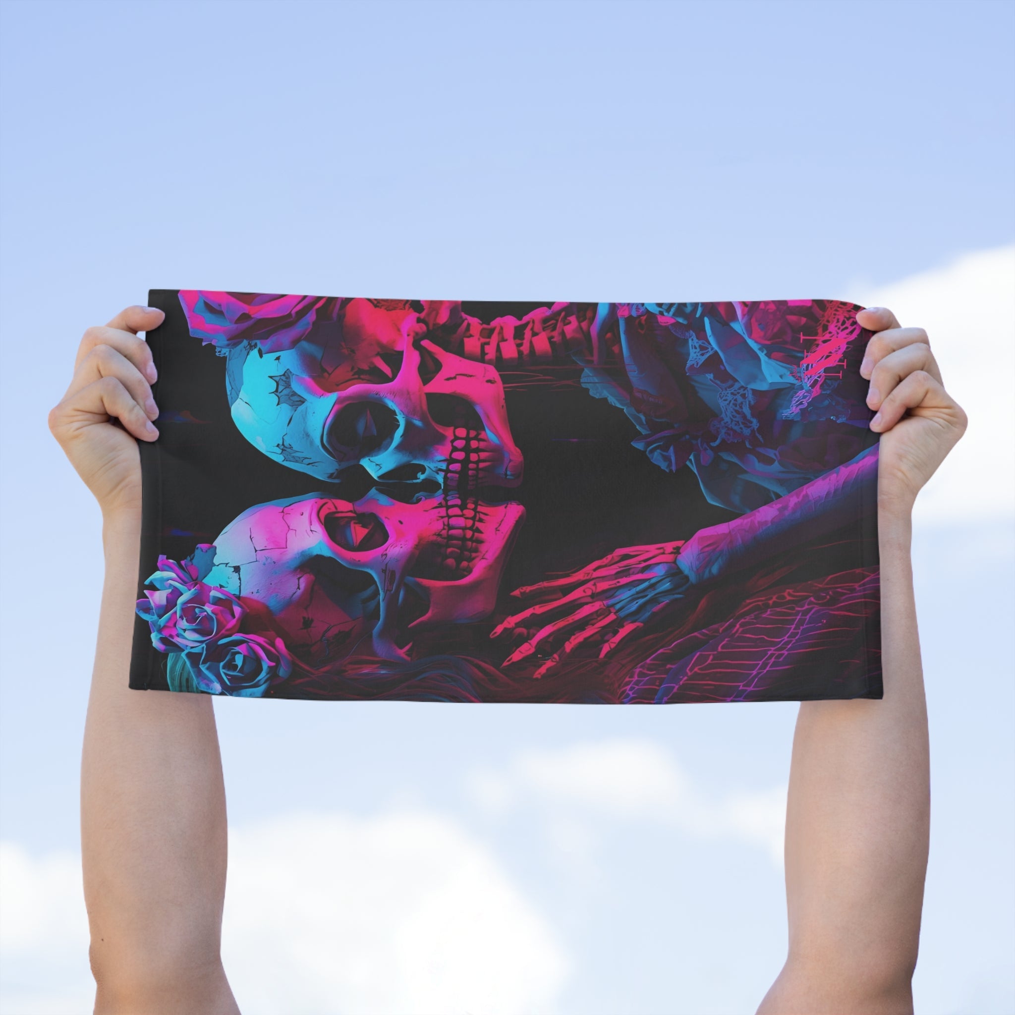 El Día de los Muertos Skeletons | Mix & Match Soft Fun-Flirty Lovers’ Towels