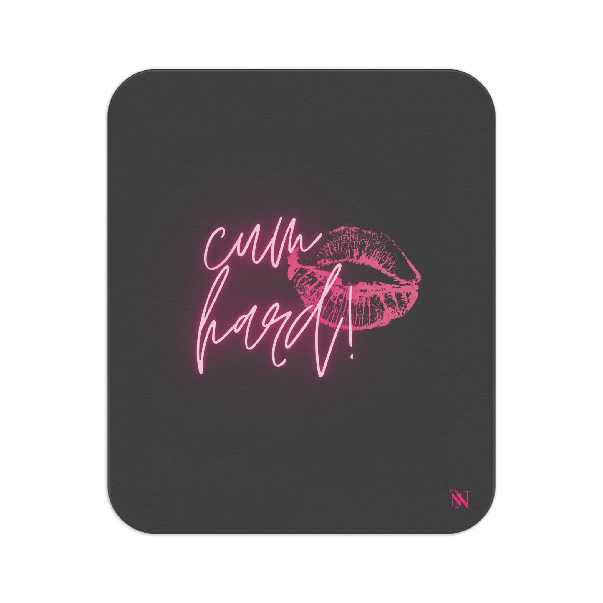 Cum Hard! Kiss Mark | Mix Match Fun-Flirty Lovers’ Water-Resistant Blankets