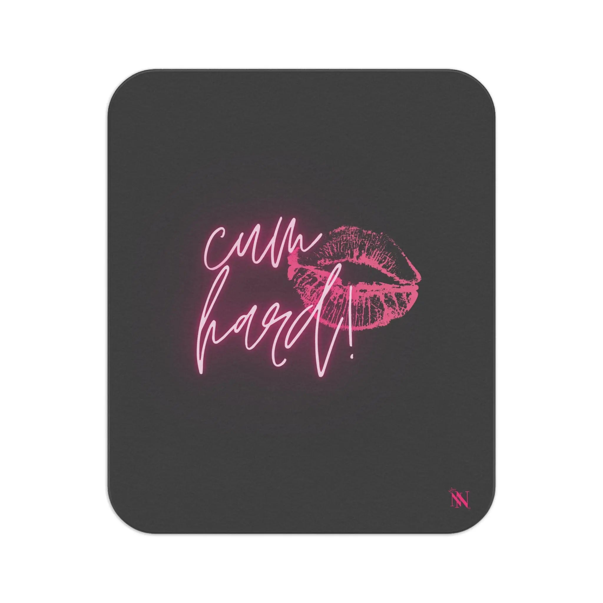 Cum Hard! Kiss Mark | Mix Match Fun-Flirty Lovers’ Water-Resistant Blankets