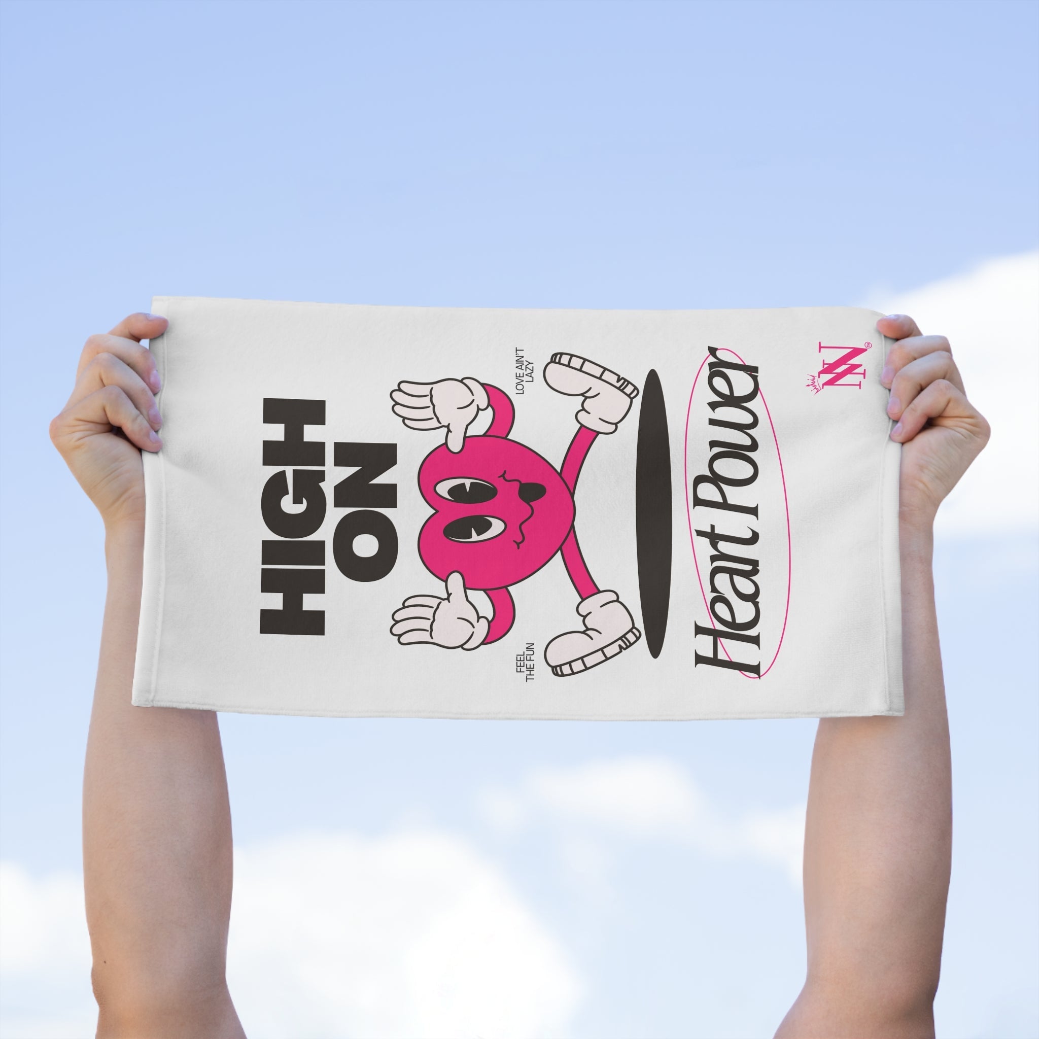 High on Heart Power | Mix & Match Soft Fun-Flirty Lovers’ Towels