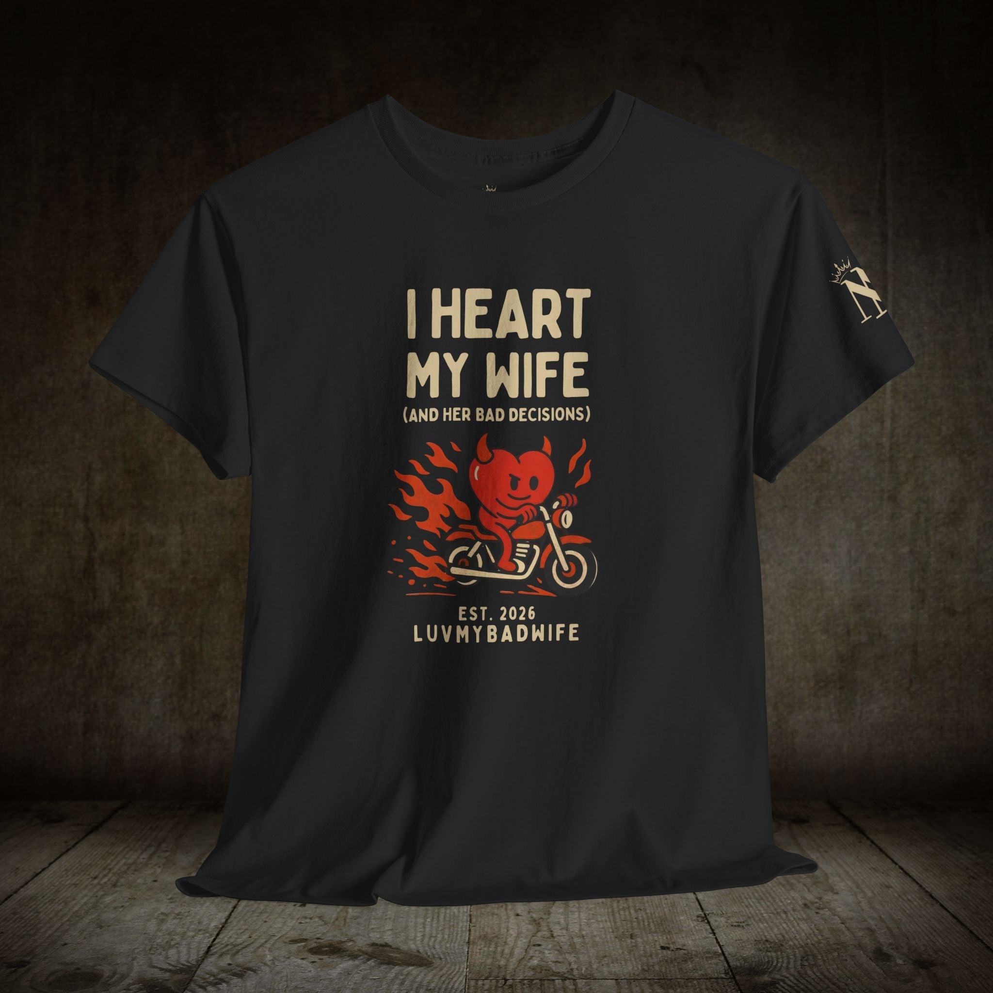 I Heart My Wife | Mix & Match Cotton Unisex Fun-Flirty Lovers’ T-Shirts