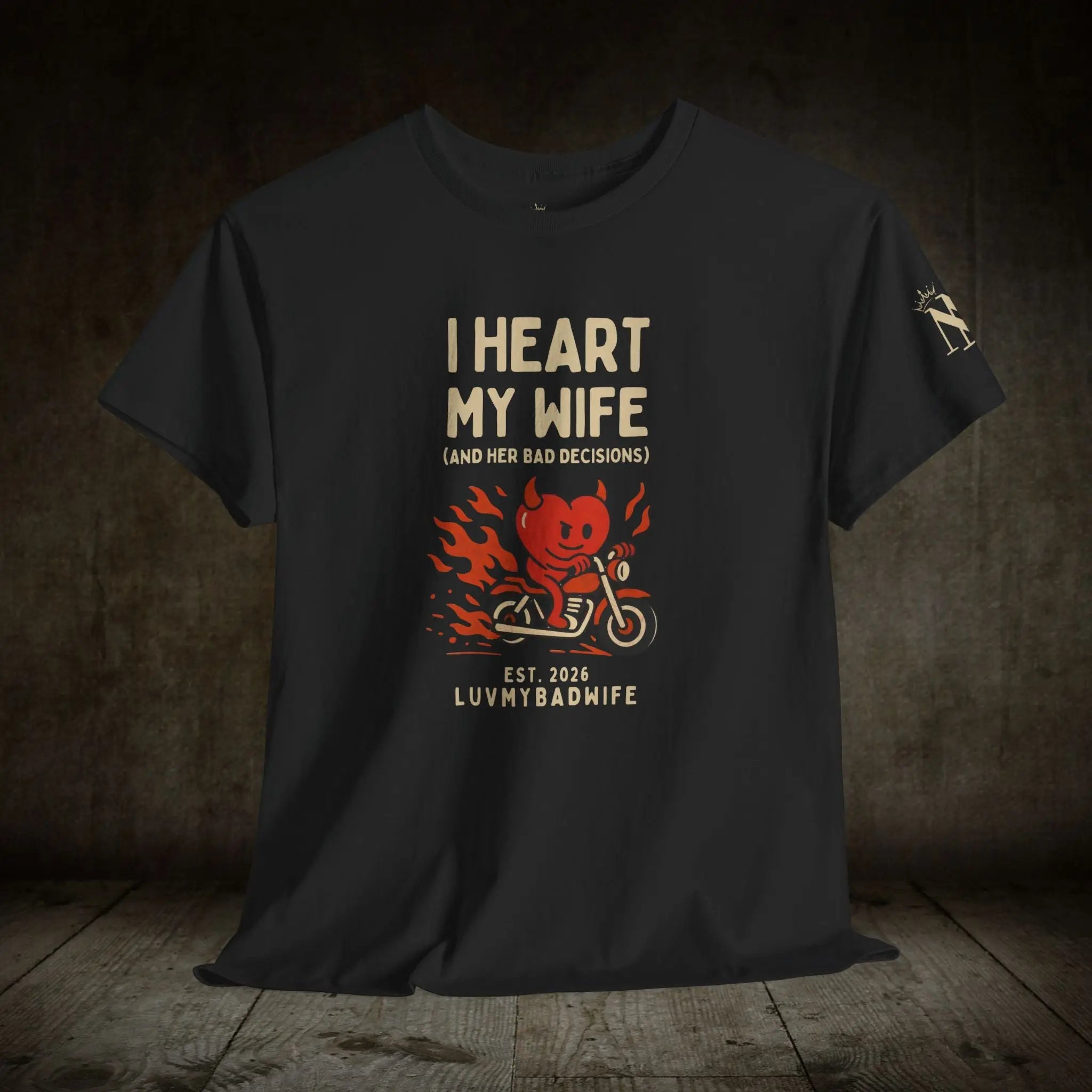 I Heart My Wife | Mix & Match Cotton Unisex Fun-Flirty Lovers’ T-Shirts