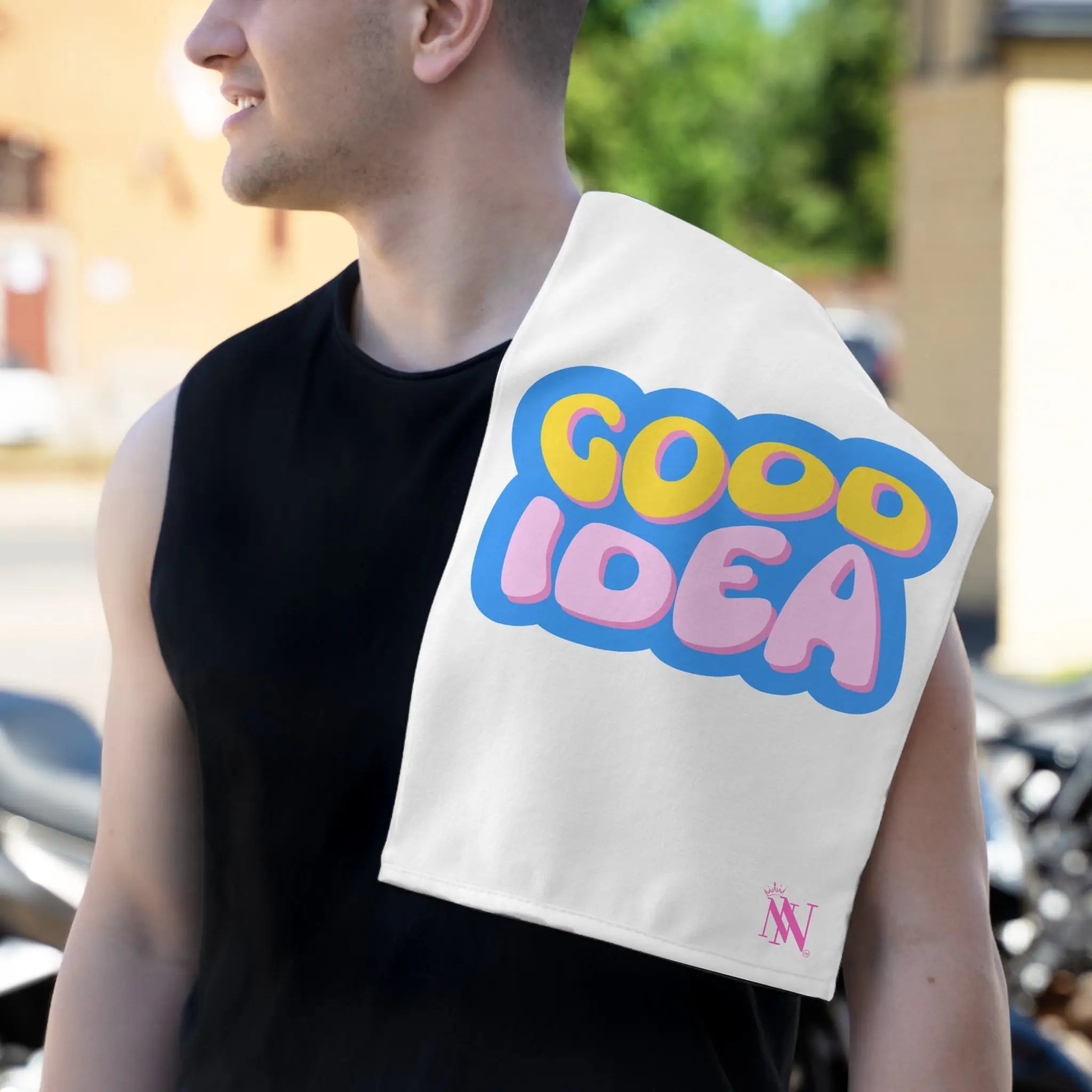 Good Idea Happy Face Sex Towel