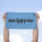 Cum Happens Light Blue | Mix & Match Soft Fun-Flirty Lovers’ Towels