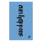 Cum Happens Light Blue | Mix & Match Soft Fun-Flirty Lovers’ Towels