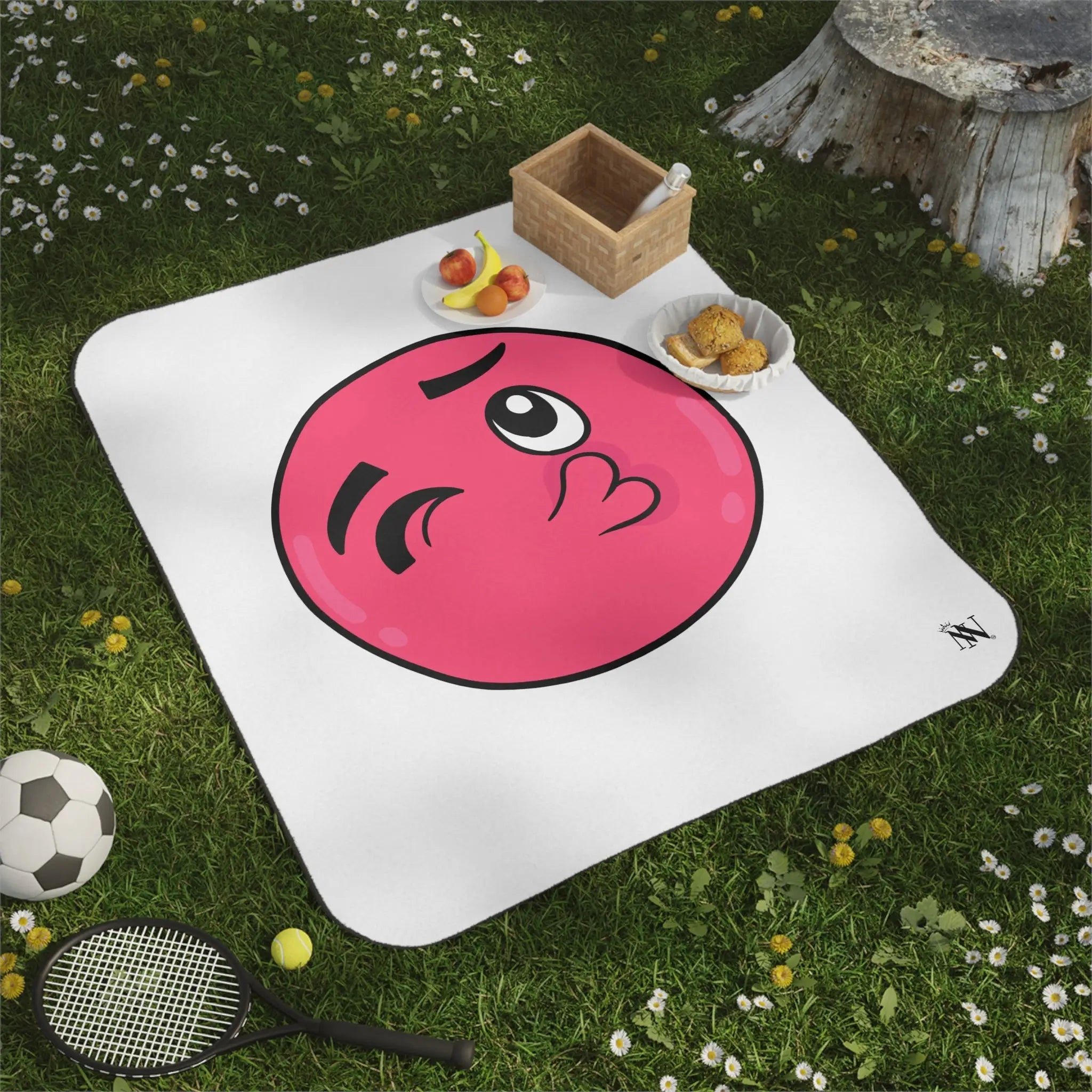 Smoochie Love Emoji Sex Blanket