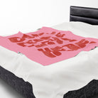 Cool People Live Here | Mix & Match Velveteen Fun-Flirty Lovers’ Blankets