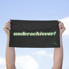 Under Achiever! Black | Mix & Match Soft Fun-Flirty Lovers’ Towels