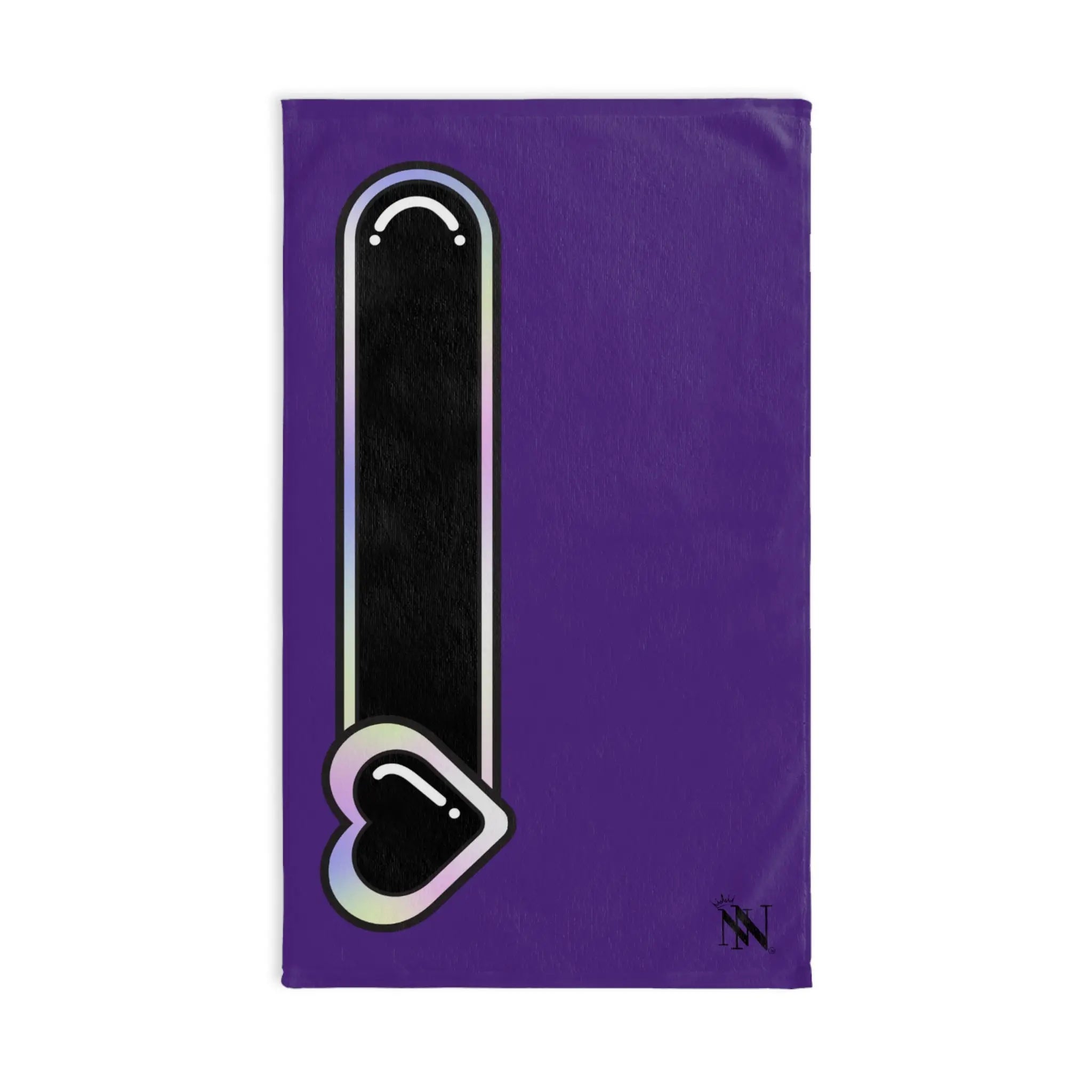 Heart Love Toy Meter Purple | Nectar Napkins Classic Fun-Flirty Lovers’ Colored Towels