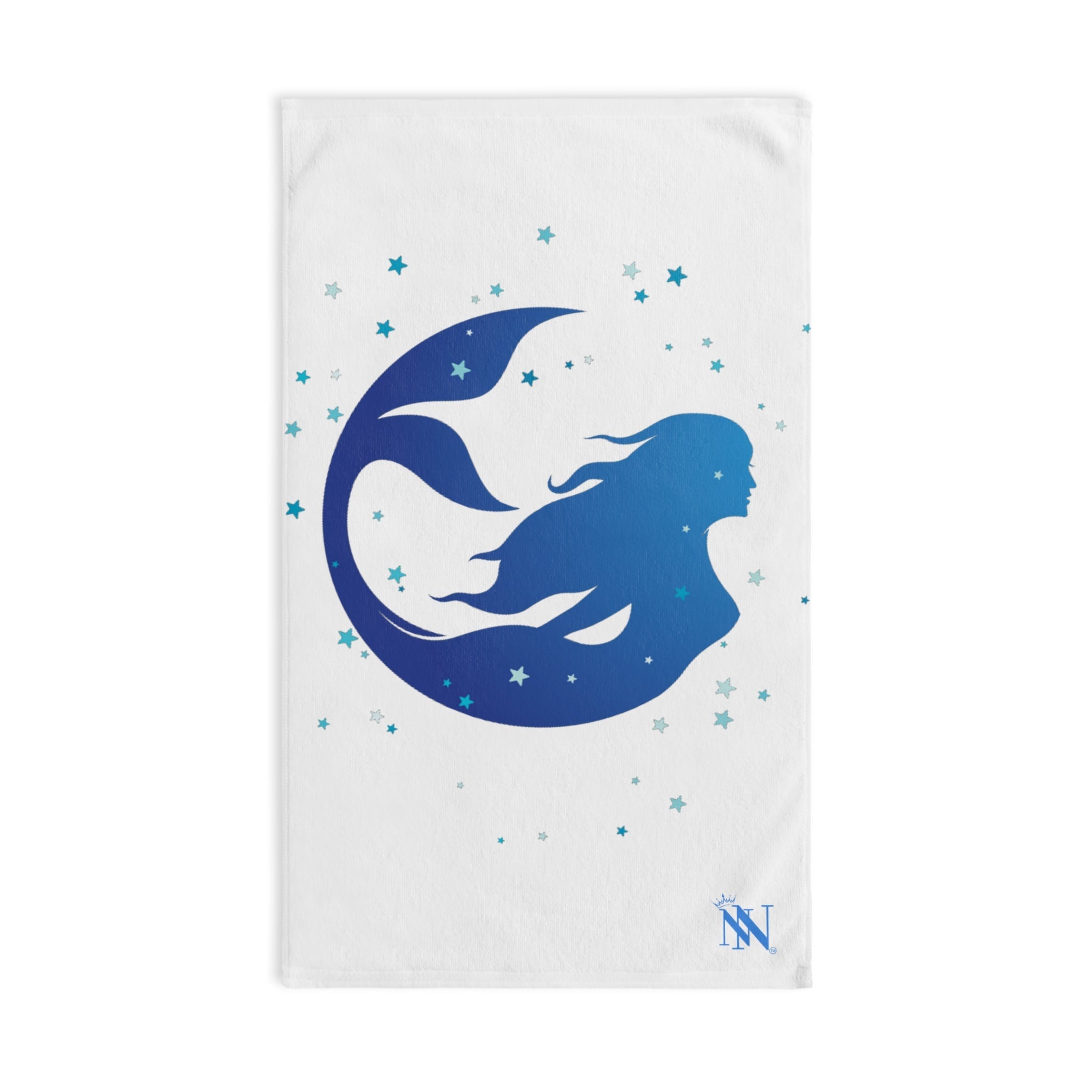 Mermaid Blue Stars Cum Towel