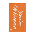 Simply You’re Welcome Crusta Bright Orange Cum Towel