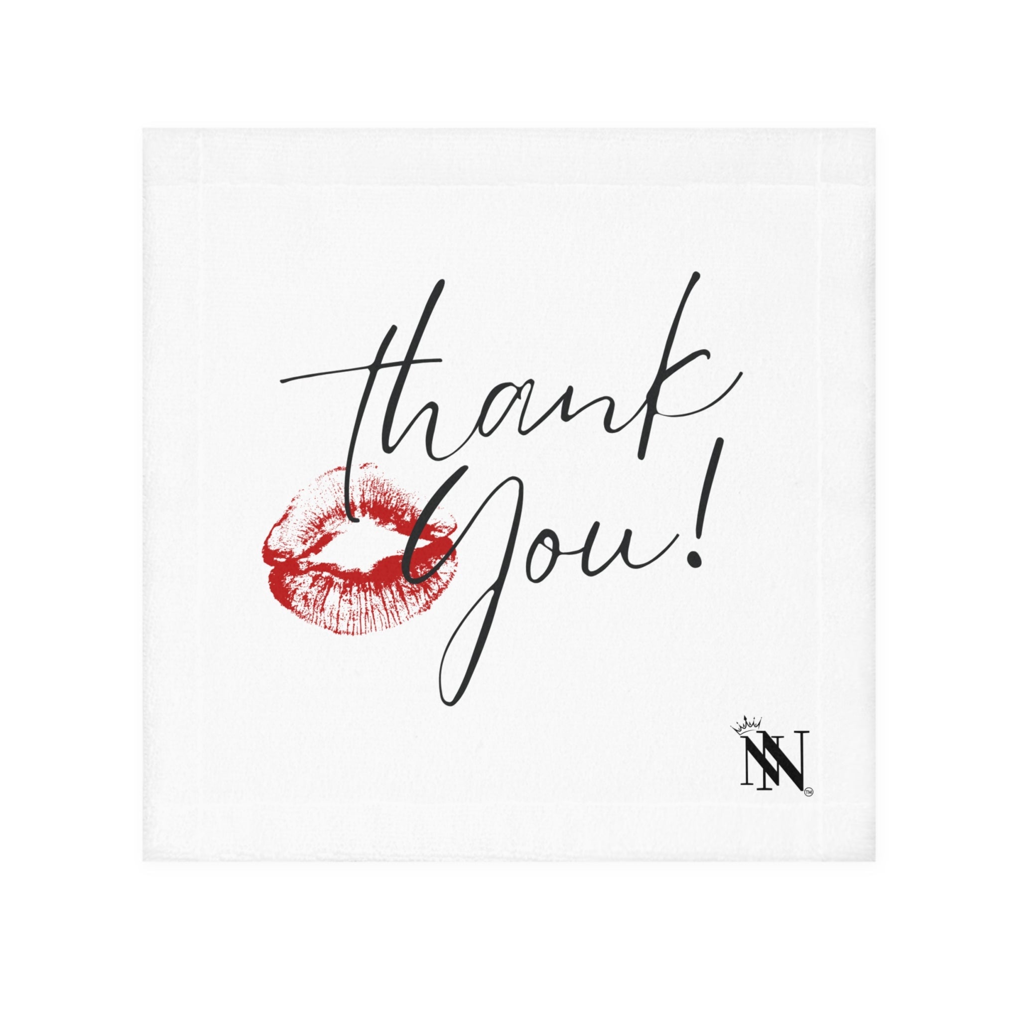 Thank You! with a Kiss Women’s Cum Rag
