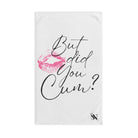 But did you Cum? with a Kiss Cum Towel