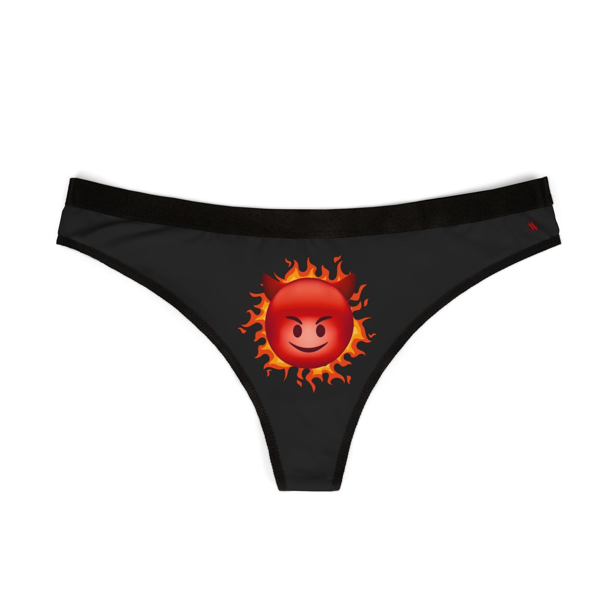 Red Hot Naughty Devil Emoji | Mix & Match Women’s Fun-Flirty Lovers’ Thongs