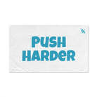 Push Harder Teal | Mix & Match Original Fun-Flirty Lovers’ Towels