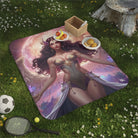 Angel Maiden Fantasy Women Couple Friendly Water-Resistant Sex Blanket