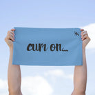 Cum On... Light Blue | Mix & Match Soft Fun-Flirty Lovers’ Towels