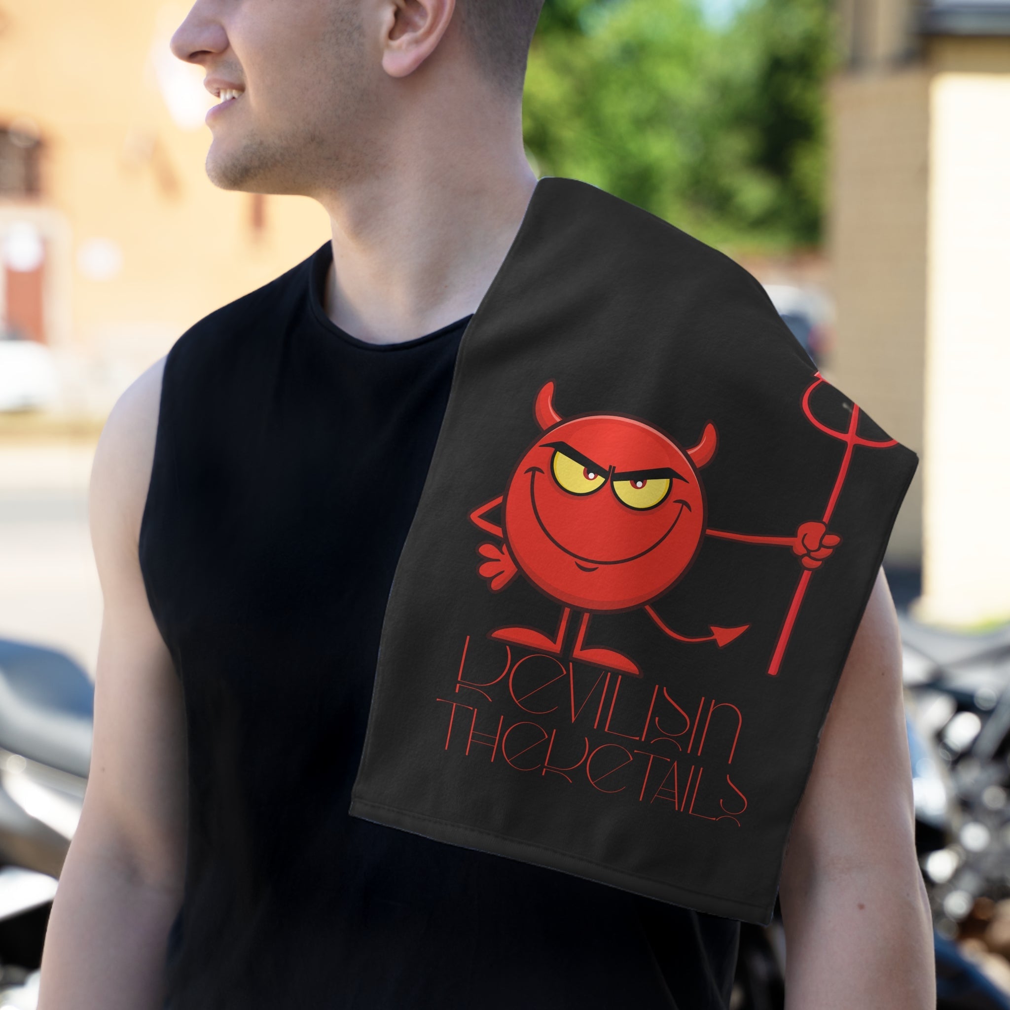 Devil is in The Details | Mix & Match Soft Fun-Flirty Lovers’ Towels