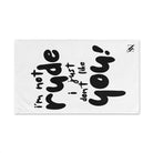 I’m Not Rude | Mix & Match Classic Fun-Flirty Lovers’ Towels