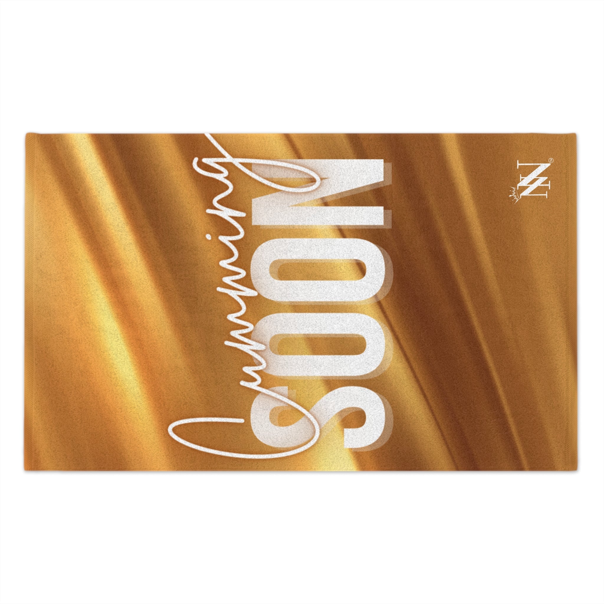 Cumming Soon 24k Gold Print Sex Towel