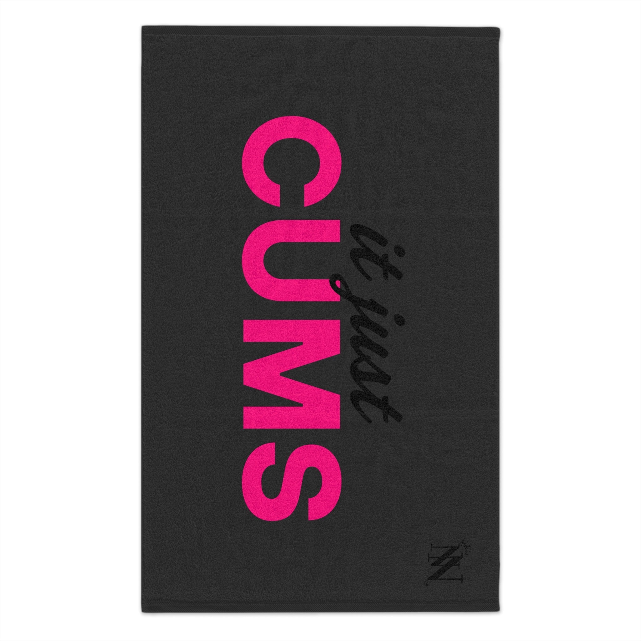 It Just Cums Dark Grey | Mix & Match Soft Fun-Flirty Lovers’ Towels