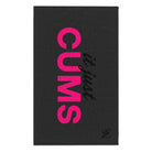 It Just Cums Dark Grey | Mix & Match Soft Fun-Flirty Lovers’ Towels