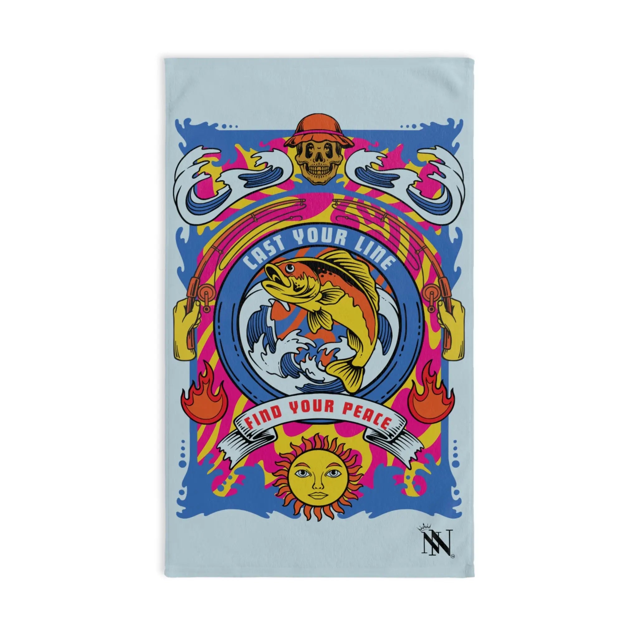 Cast Your Line | Nectar Napkins Classic Fun-Flirty Lovers’ Towels