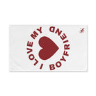 I Love My Boyfriend Heart | Mix & Match Classic Fun-Flirty Lovers’ Towels