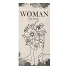 Woman of Love Vintage Beach Towel